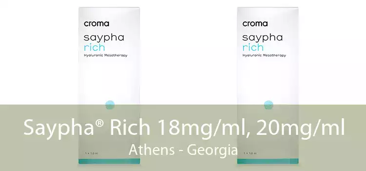 Saypha® Rich 18mg/ml, 20mg/ml Athens - Georgia