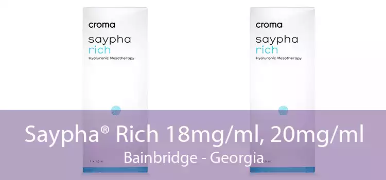 Saypha® Rich 18mg/ml, 20mg/ml Bainbridge - Georgia