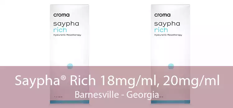 Saypha® Rich 18mg/ml, 20mg/ml Barnesville - Georgia