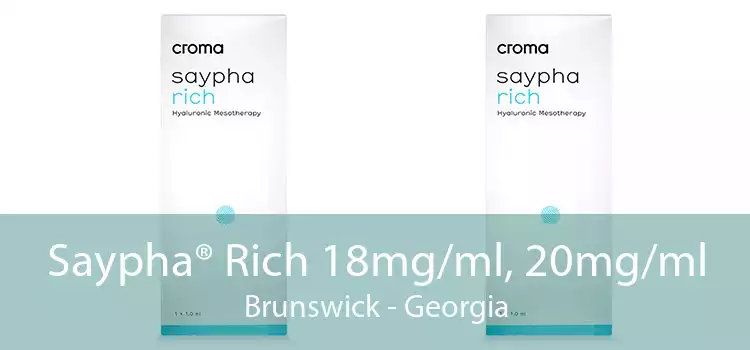 Saypha® Rich 18mg/ml, 20mg/ml Brunswick - Georgia