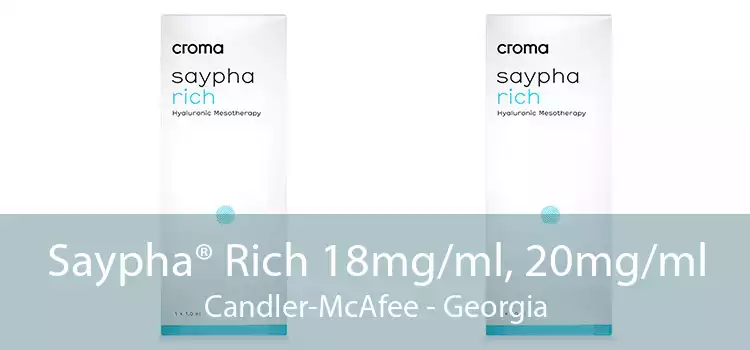 Saypha® Rich 18mg/ml, 20mg/ml Candler-McAfee - Georgia