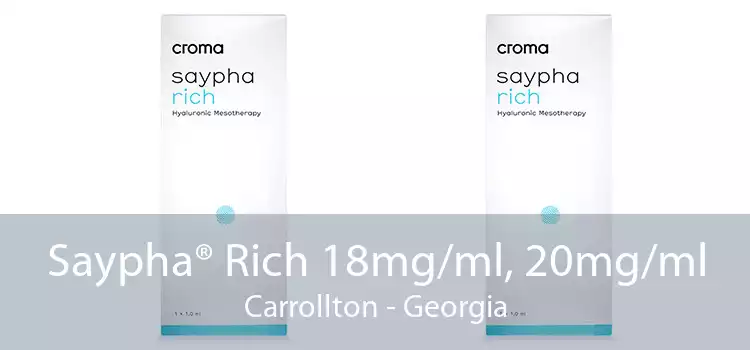 Saypha® Rich 18mg/ml, 20mg/ml Carrollton - Georgia