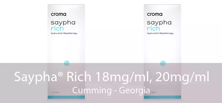 Saypha® Rich 18mg/ml, 20mg/ml Cumming - Georgia