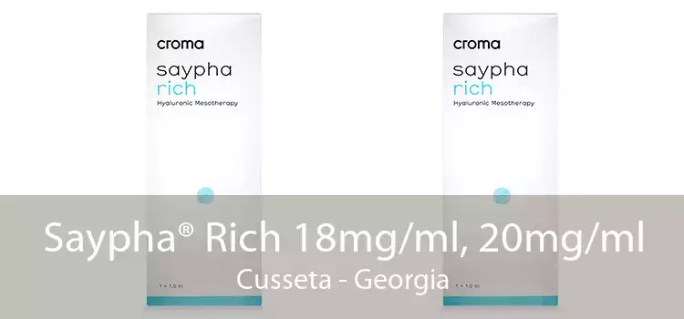 Saypha® Rich 18mg/ml, 20mg/ml Cusseta - Georgia