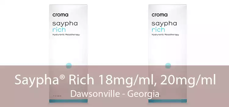 Saypha® Rich 18mg/ml, 20mg/ml Dawsonville - Georgia