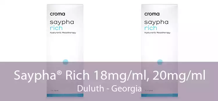 Saypha® Rich 18mg/ml, 20mg/ml Duluth - Georgia