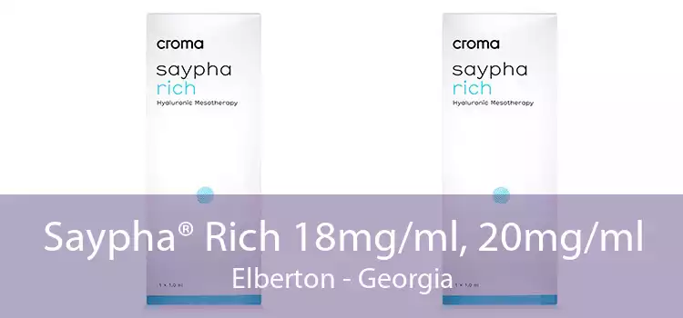 Saypha® Rich 18mg/ml, 20mg/ml Elberton - Georgia