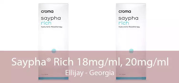 Saypha® Rich 18mg/ml, 20mg/ml Ellijay - Georgia