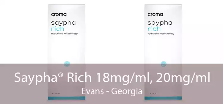 Saypha® Rich 18mg/ml, 20mg/ml Evans - Georgia