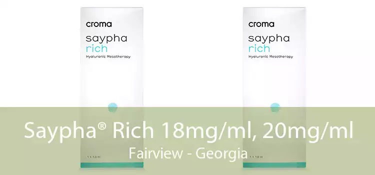 Saypha® Rich 18mg/ml, 20mg/ml Fairview - Georgia