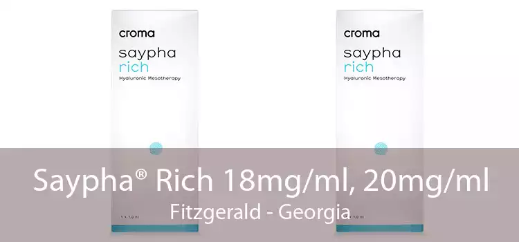 Saypha® Rich 18mg/ml, 20mg/ml Fitzgerald - Georgia