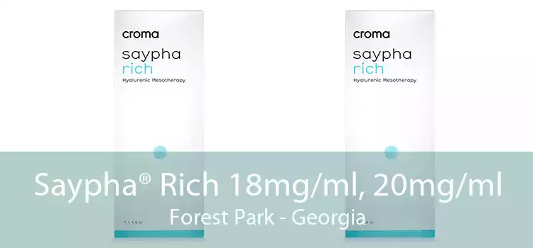 Saypha® Rich 18mg/ml, 20mg/ml Forest Park - Georgia