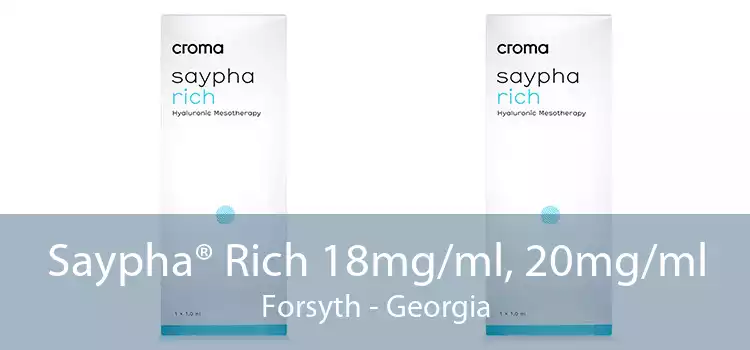 Saypha® Rich 18mg/ml, 20mg/ml Forsyth - Georgia