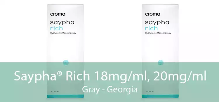 Saypha® Rich 18mg/ml, 20mg/ml Gray - Georgia
