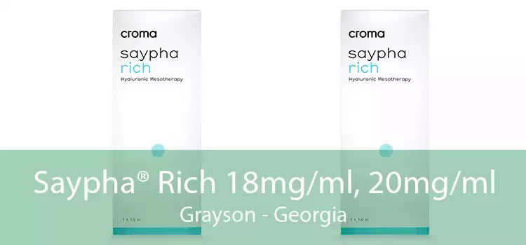 Saypha® Rich 18mg/ml, 20mg/ml Grayson - Georgia