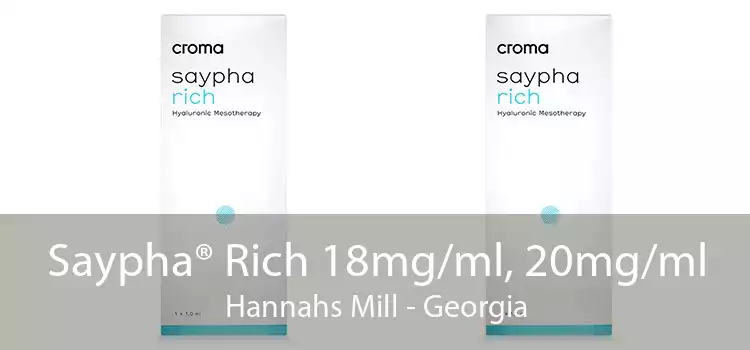 Saypha® Rich 18mg/ml, 20mg/ml Hannahs Mill - Georgia