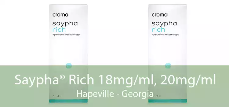 Saypha® Rich 18mg/ml, 20mg/ml Hapeville - Georgia