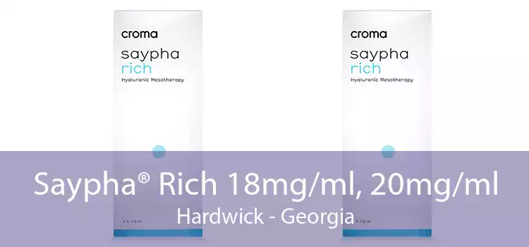 Saypha® Rich 18mg/ml, 20mg/ml Hardwick - Georgia