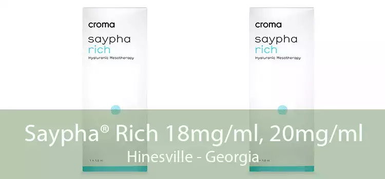 Saypha® Rich 18mg/ml, 20mg/ml Hinesville - Georgia