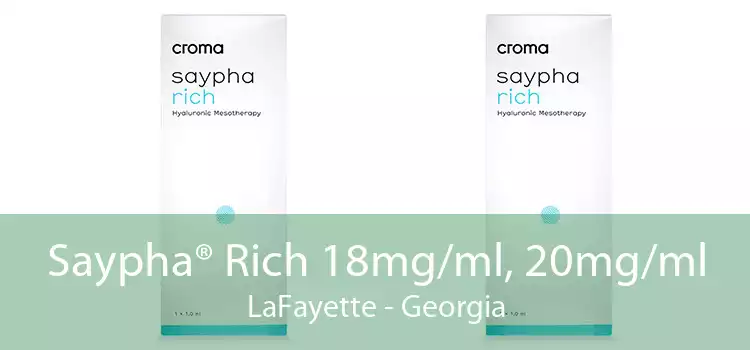 Saypha® Rich 18mg/ml, 20mg/ml LaFayette - Georgia