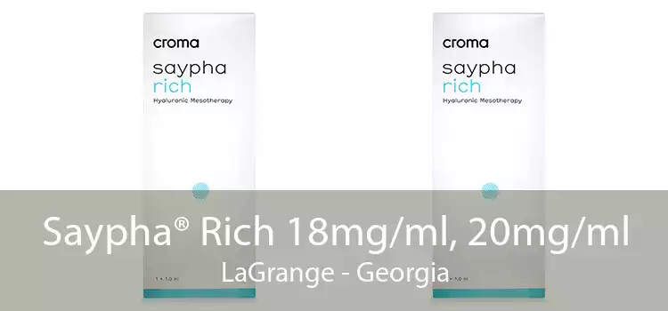 Saypha® Rich 18mg/ml, 20mg/ml LaGrange - Georgia