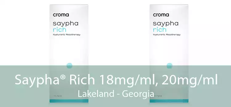 Saypha® Rich 18mg/ml, 20mg/ml Lakeland - Georgia