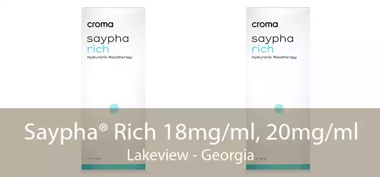 Saypha® Rich 18mg/ml, 20mg/ml Lakeview - Georgia