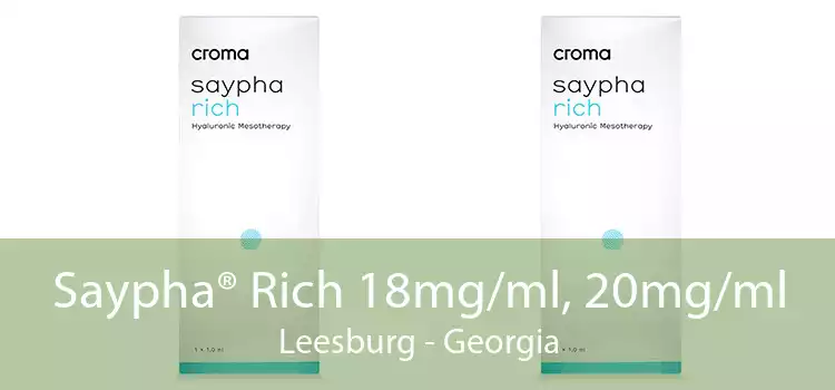 Saypha® Rich 18mg/ml, 20mg/ml Leesburg - Georgia