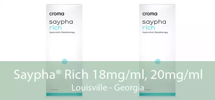 Saypha® Rich 18mg/ml, 20mg/ml Louisville - Georgia