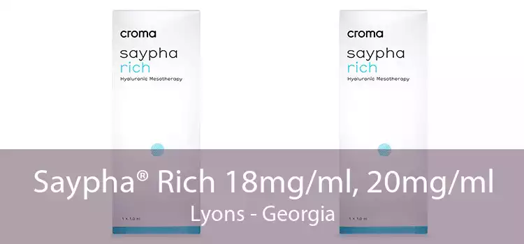 Saypha® Rich 18mg/ml, 20mg/ml Lyons - Georgia