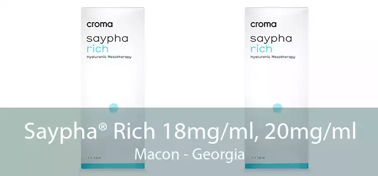 Saypha® Rich 18mg/ml, 20mg/ml Macon - Georgia