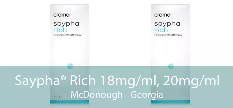 Saypha® Rich 18mg/ml, 20mg/ml McDonough - Georgia