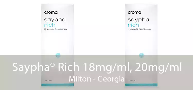 Saypha® Rich 18mg/ml, 20mg/ml Milton - Georgia