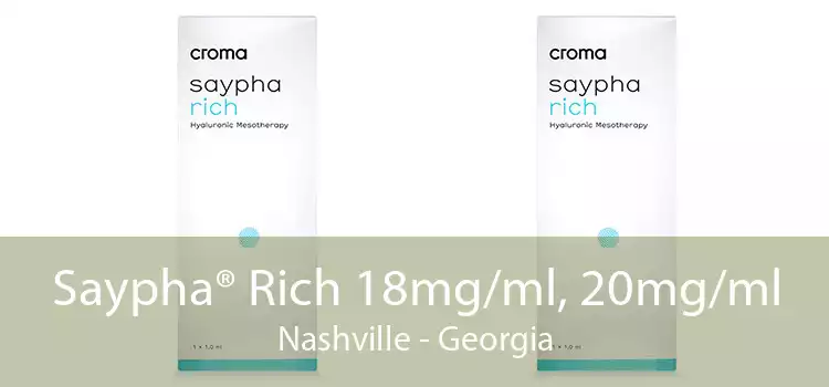 Saypha® Rich 18mg/ml, 20mg/ml Nashville - Georgia