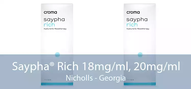 Saypha® Rich 18mg/ml, 20mg/ml Nicholls - Georgia
