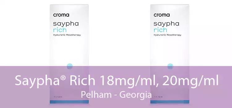 Saypha® Rich 18mg/ml, 20mg/ml Pelham - Georgia
