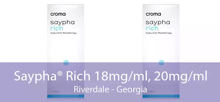 Saypha® Rich 18mg/ml, 20mg/ml Riverdale - Georgia