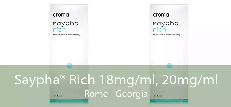 Saypha® Rich 18mg/ml, 20mg/ml Rome - Georgia