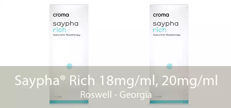 Saypha® Rich 18mg/ml, 20mg/ml Roswell - Georgia