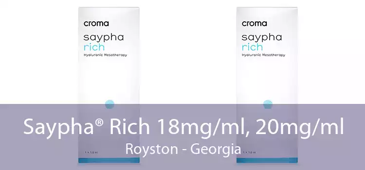 Saypha® Rich 18mg/ml, 20mg/ml Royston - Georgia
