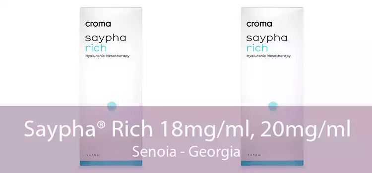 Saypha® Rich 18mg/ml, 20mg/ml Senoia - Georgia
