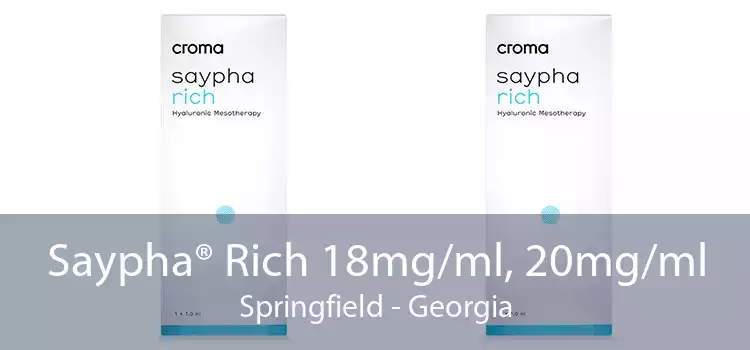 Saypha® Rich 18mg/ml, 20mg/ml Springfield - Georgia