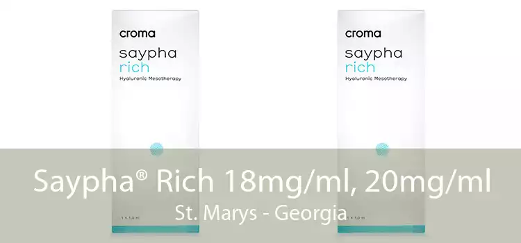 Saypha® Rich 18mg/ml, 20mg/ml St. Marys - Georgia