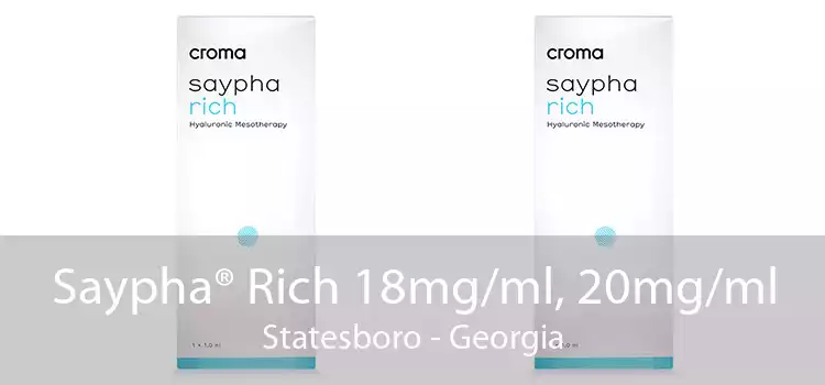 Saypha® Rich 18mg/ml, 20mg/ml Statesboro - Georgia