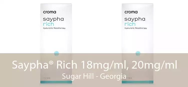 Saypha® Rich 18mg/ml, 20mg/ml Sugar Hill - Georgia
