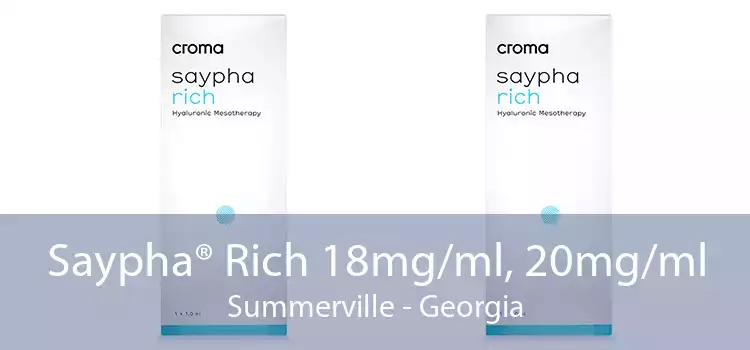 Saypha® Rich 18mg/ml, 20mg/ml Summerville - Georgia