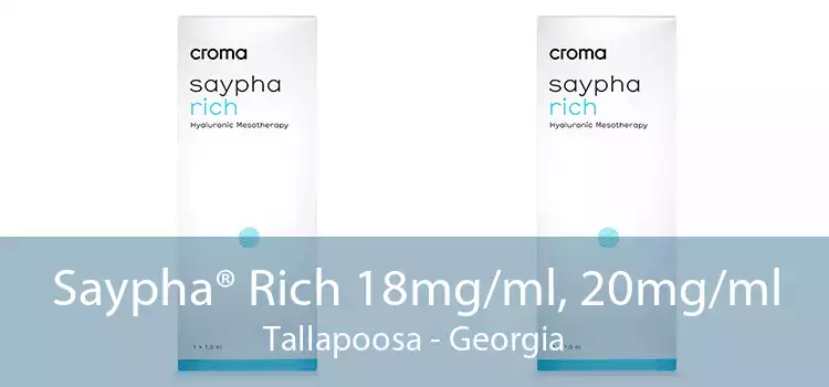 Saypha® Rich 18mg/ml, 20mg/ml Tallapoosa - Georgia