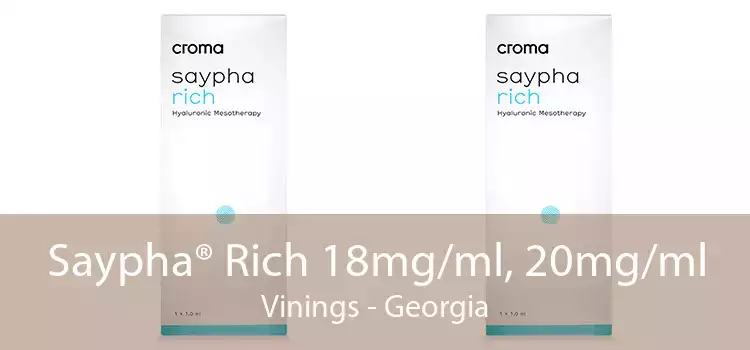 Saypha® Rich 18mg/ml, 20mg/ml Vinings - Georgia