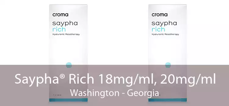 Saypha® Rich 18mg/ml, 20mg/ml Washington - Georgia