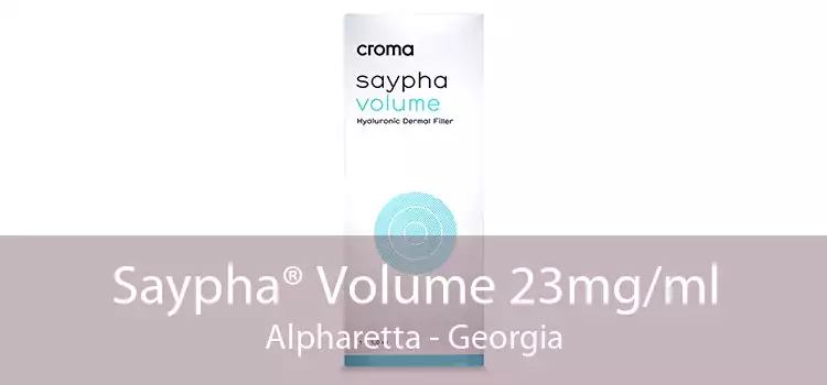 Saypha® Volume 23mg/ml Alpharetta - Georgia
